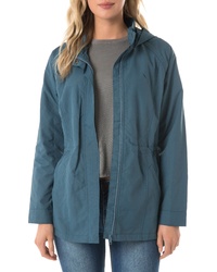 Anorak bleu canard