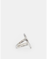 Bague argentée Asos