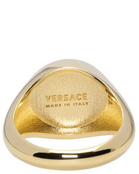 Bague dorée Versace