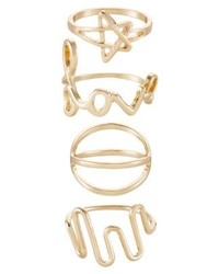 Bague dorée Only