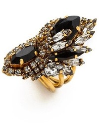 Bague noire Erickson Beamon