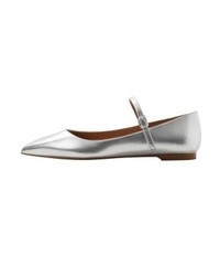 Ballerines argentées Mango