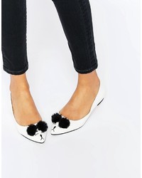 Ballerines blanches Asos