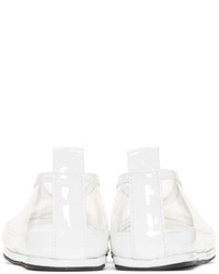 Ballerines blanches Comme des Garcons