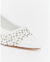 Ballerines blanches Dune