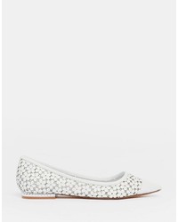 Ballerines blanches Dune