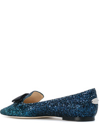 Ballerines bleu marine Jimmy Choo