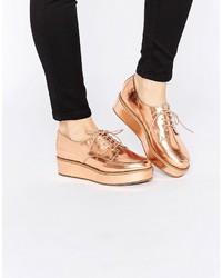 Ballerines dorées Asos