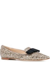 Ballerines dorées Jimmy Choo