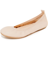 Ballerines en cuir beiges Yosi Samra