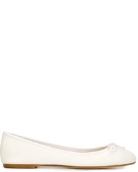 Ballerines en cuir blanches Anna Baiguera