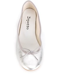 Ballerines en cuir blanches Repetto