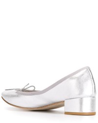 Ballerines en cuir blanches Repetto