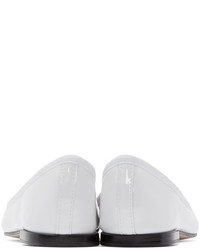 Ballerines en cuir blanches Repetto