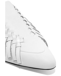 Ballerines en cuir blanches Proenza Schouler