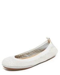 Ballerines en cuir blanches Yosi Samra