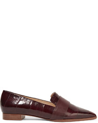 Ballerines en cuir bordeaux Alexandre Birman