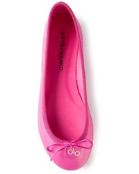 Ballerines en cuir fuchsia Anna Baiguera