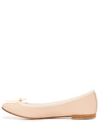 Ballerines en cuir marron clair Repetto