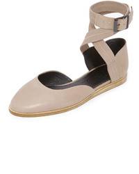 Ballerines en cuir marron clair Zero Maria Cornejo