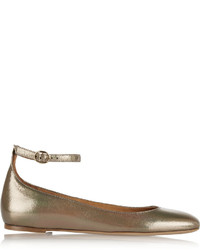 Ballerines en cuir marron Etoile Isabel Marant