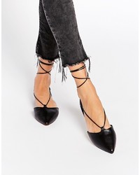 Ballerines en cuir noires Aldo