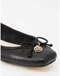 Ballerines en cuir noires Faith