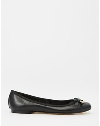 Ballerines en cuir noires Faith