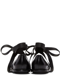 Ballerines en cuir noires Marni