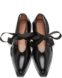 Ballerines en cuir noires Marni