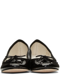 Ballerines en cuir noires Repetto