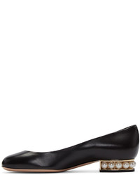 Ballerines en cuir noires Nicholas Kirkwood