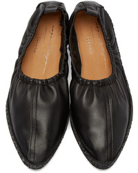 Ballerines en cuir noires Raquel Allegra