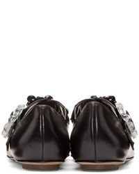 Ballerines en cuir noires Simone Rocha