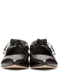 Ballerines en cuir noires Simone Rocha