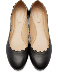 Ballerines en cuir noires Chloé