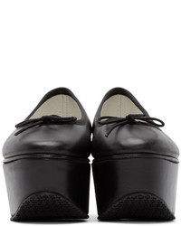 Ballerines en cuir noires Repetto