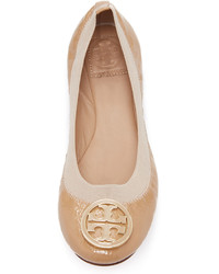 Ballerines en cuir noires Tory Burch