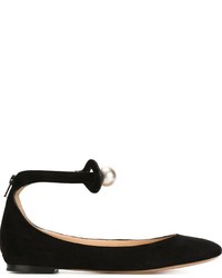 Ballerines en cuir noires Chloé