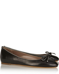 Ballerines en cuir noires Tabitha Simmons