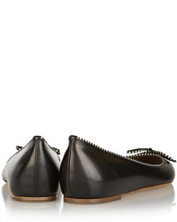 Ballerines en cuir noires Tabitha Simmons