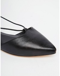 Ballerines en cuir noires Aldo