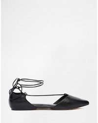 Ballerines en cuir noires Aldo