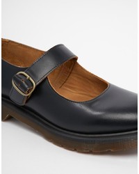 Ballerines en cuir noires Dr. Martens