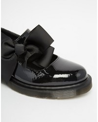 Ballerines en cuir noires Dr. Martens