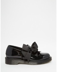 Ballerines en cuir noires Dr. Martens