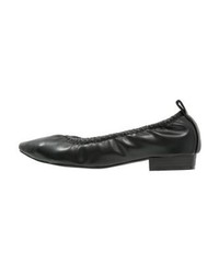 Ballerines en cuir noires Even&Odd