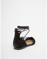 Ballerines en cuir noires Aldo