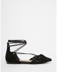 Ballerines en cuir noires Aldo