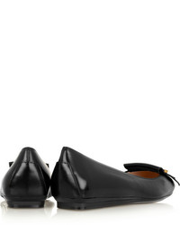 Ballerines en cuir noires Tod's